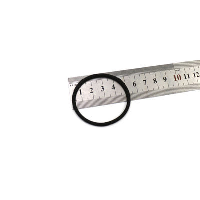 काली मोटाई 3 मिमी सिलिकॉन बाल टाई, बालों के लिए व्यावहारिक सिलिकॉन रबर बैंड