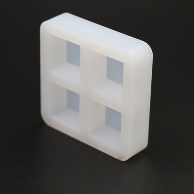 गंध रहित सिलिकॉन स्क्वायर आइस क्यूब ट्रे ब्लॉक मोल्ड 60x60x15mm बहुउपयोगी
