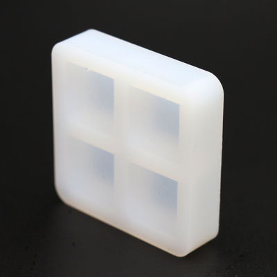 गंध रहित सिलिकॉन स्क्वायर आइस क्यूब ट्रे ब्लॉक मोल्ड 60x60x15mm बहुउपयोगी