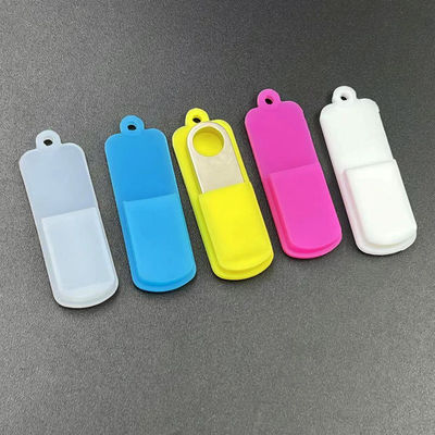 मल्टीकलर सिलिकॉन प्रोटेक्टिव कवर USB ड्राइव के लिए फिसलन रोधी है