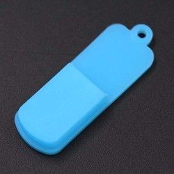 मल्टीकलर सिलिकॉन प्रोटेक्टिव कवर USB ड्राइव के लिए फिसलन रोधी है